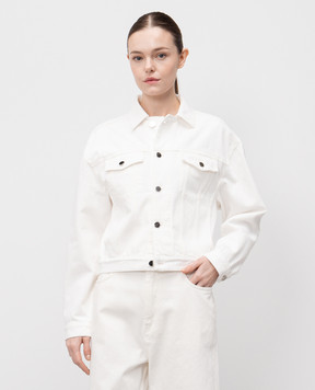 Lou Lou Studio White denim jacket DAVE DAVE