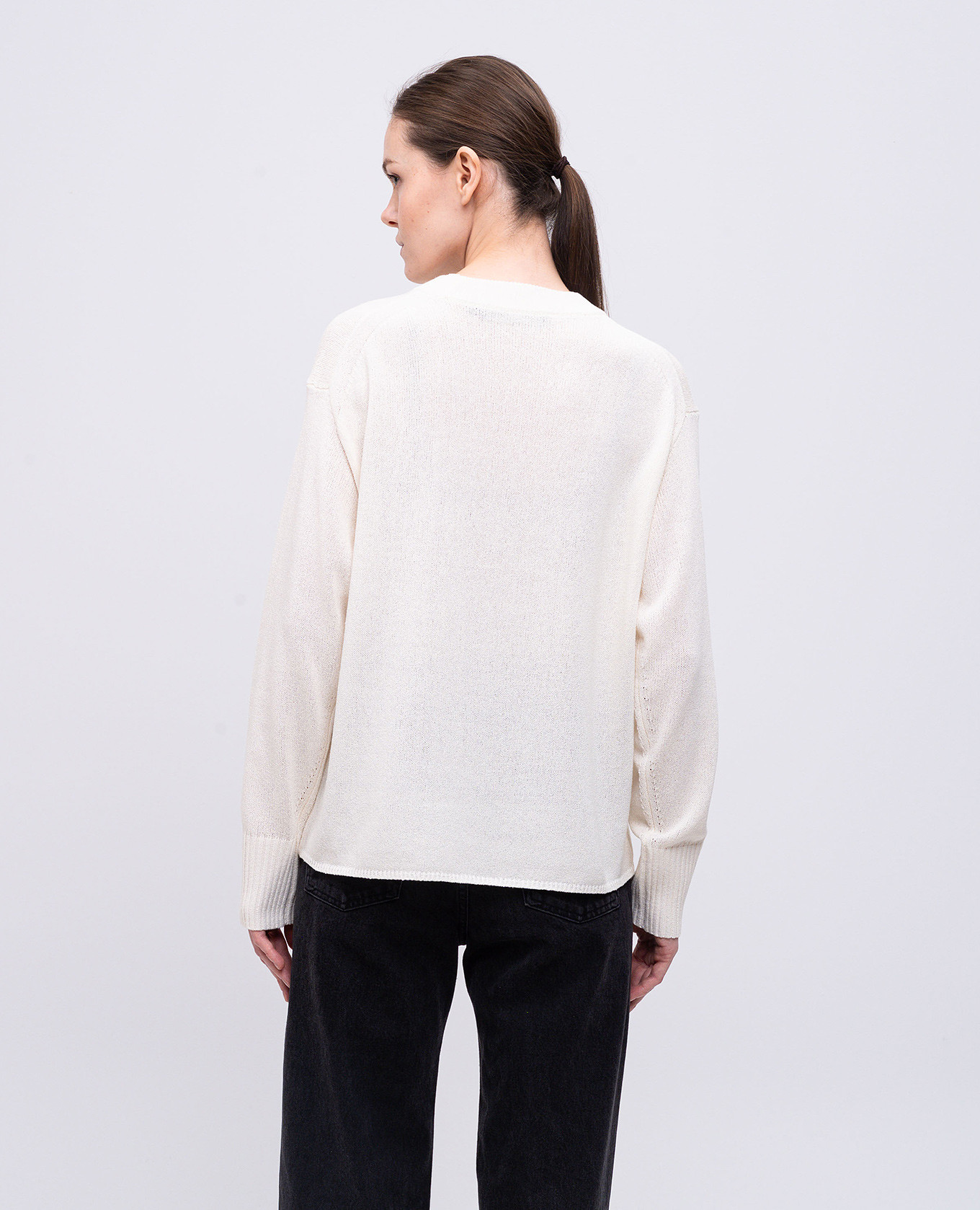 

Beige Corri sweater with silk and wool PROENZA SCHOULER