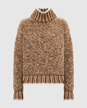 Moncler Brown sweater with wool J20939F00021M4708
