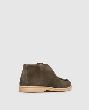 Lanciotti De Verzi Khaki suede deserts FUSCO FUSCO