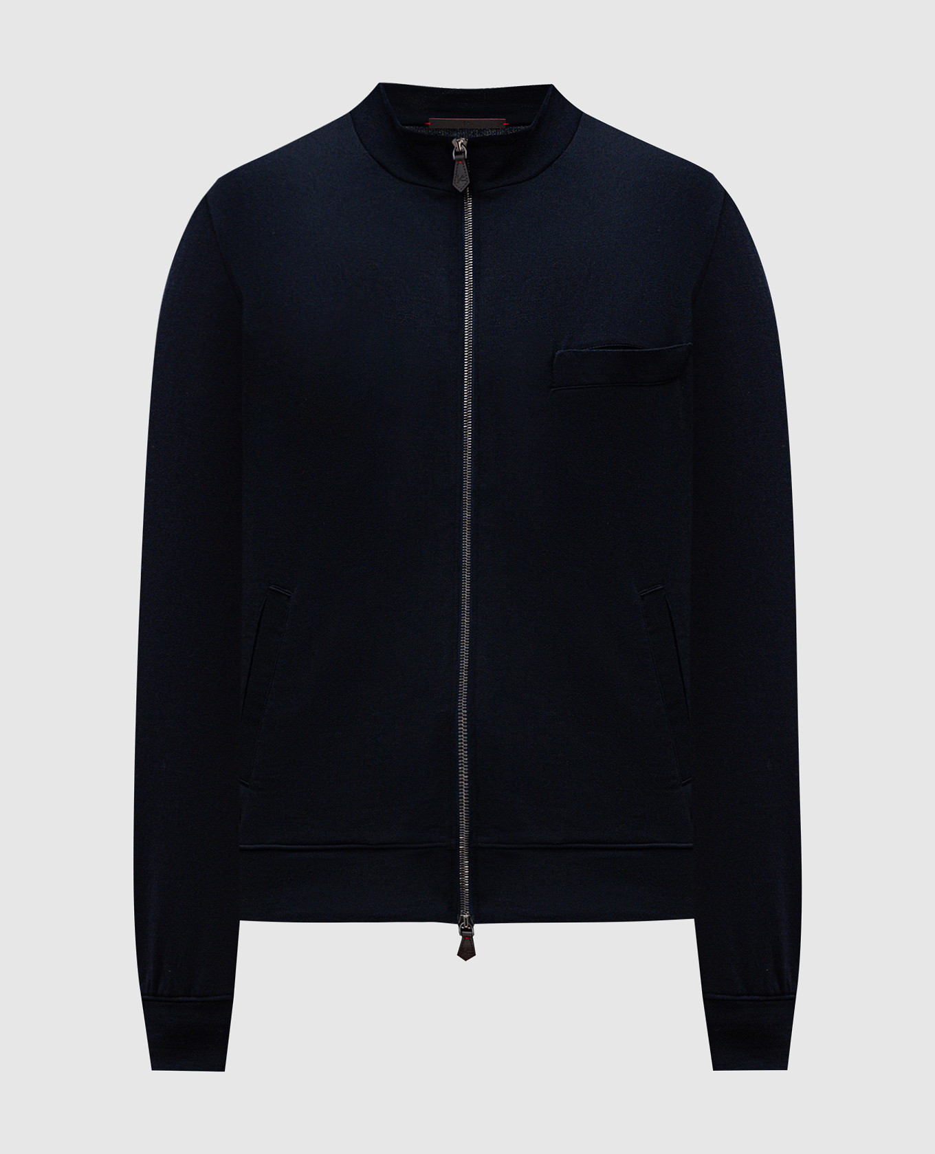 Blue wool sports jacket ISAIA