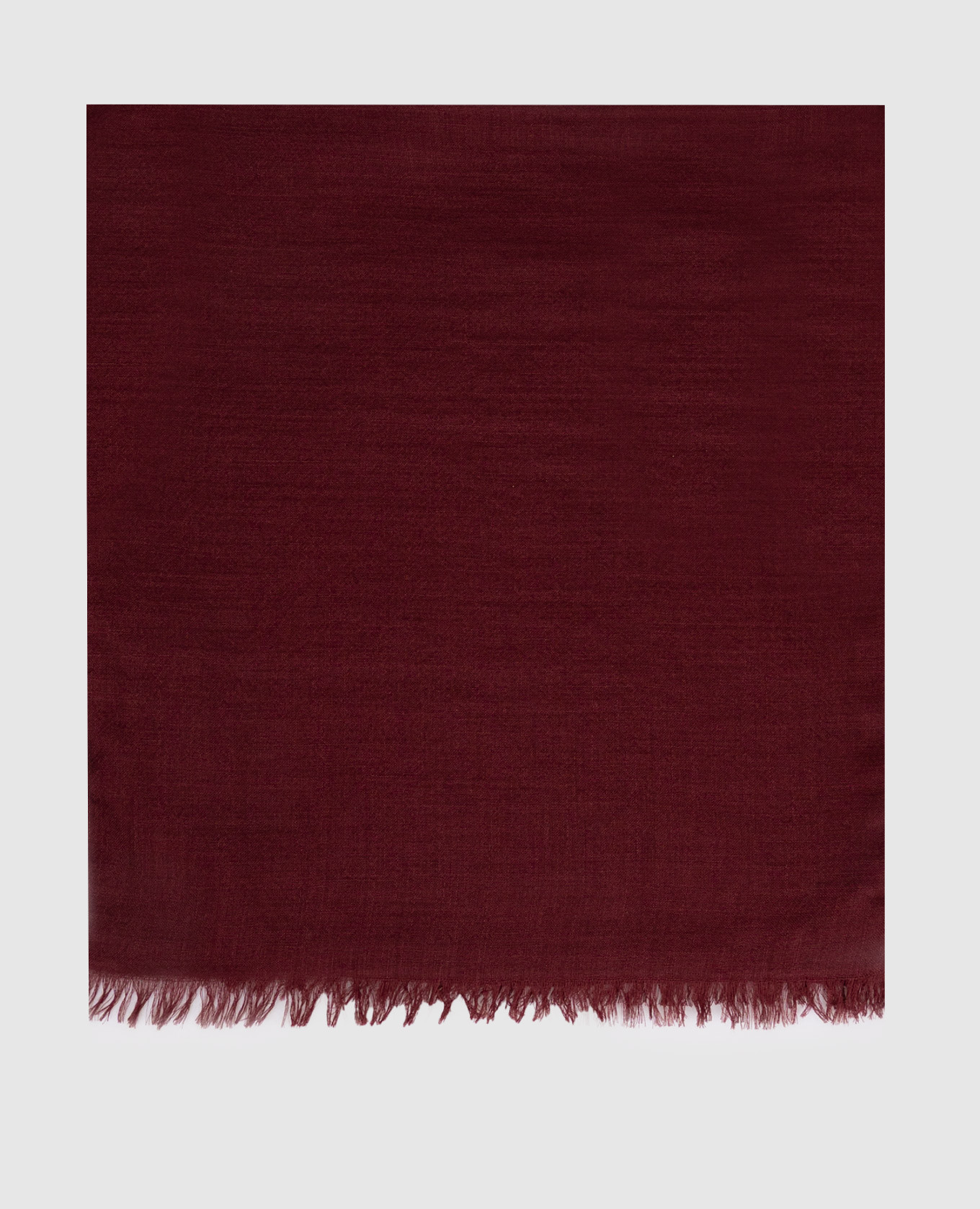 Burgundy cashmere and silk stole Brunello Cucinelli