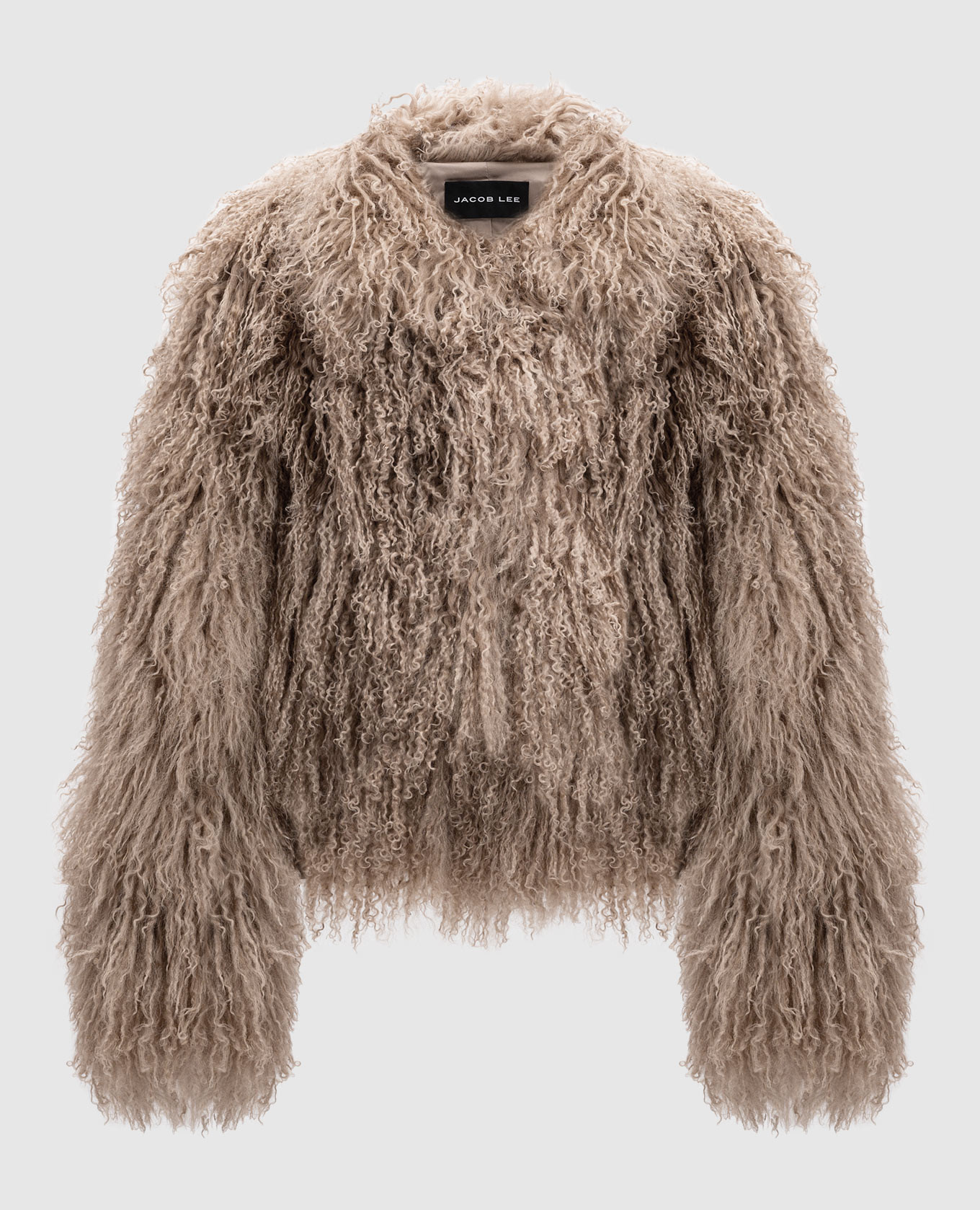

Gray short fur coat Jacob Lee, Grey