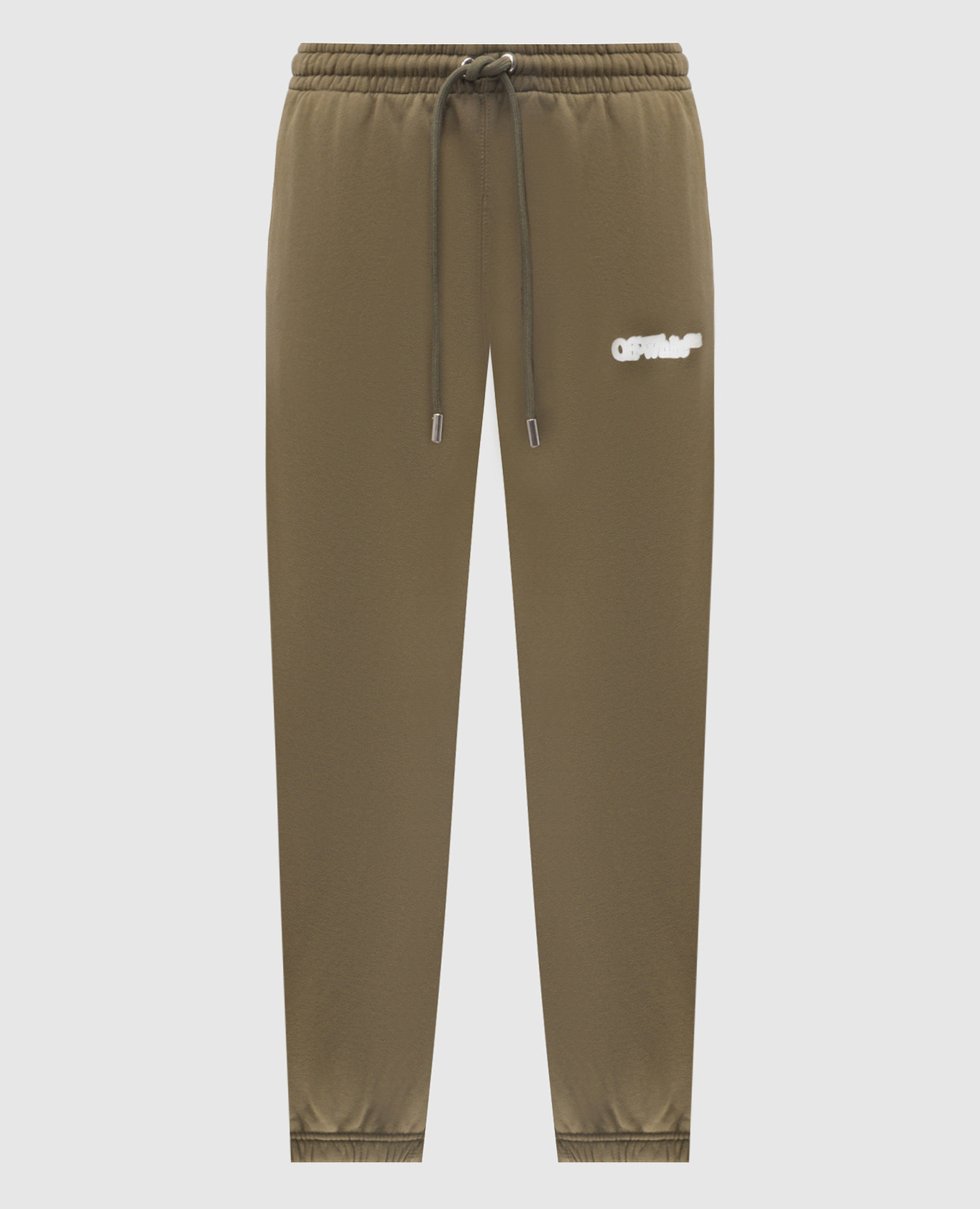 

Green joggers with contrast print Off-White