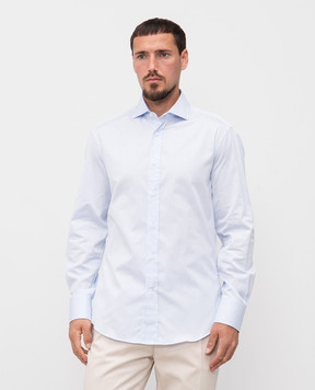 Brunello Cucinelli Blue shirt MBUC41718