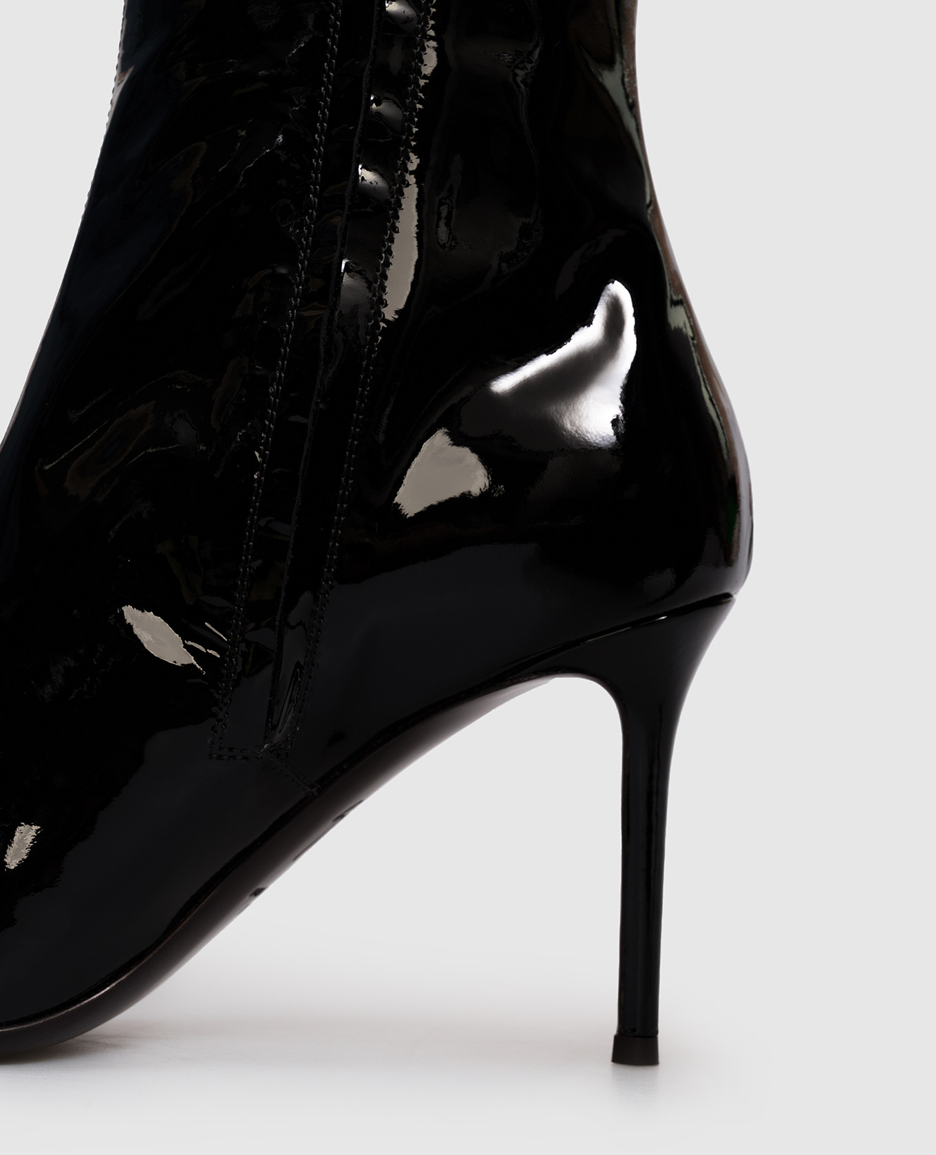 Raquel black patent leather boots Giuseppe Zanotti 5