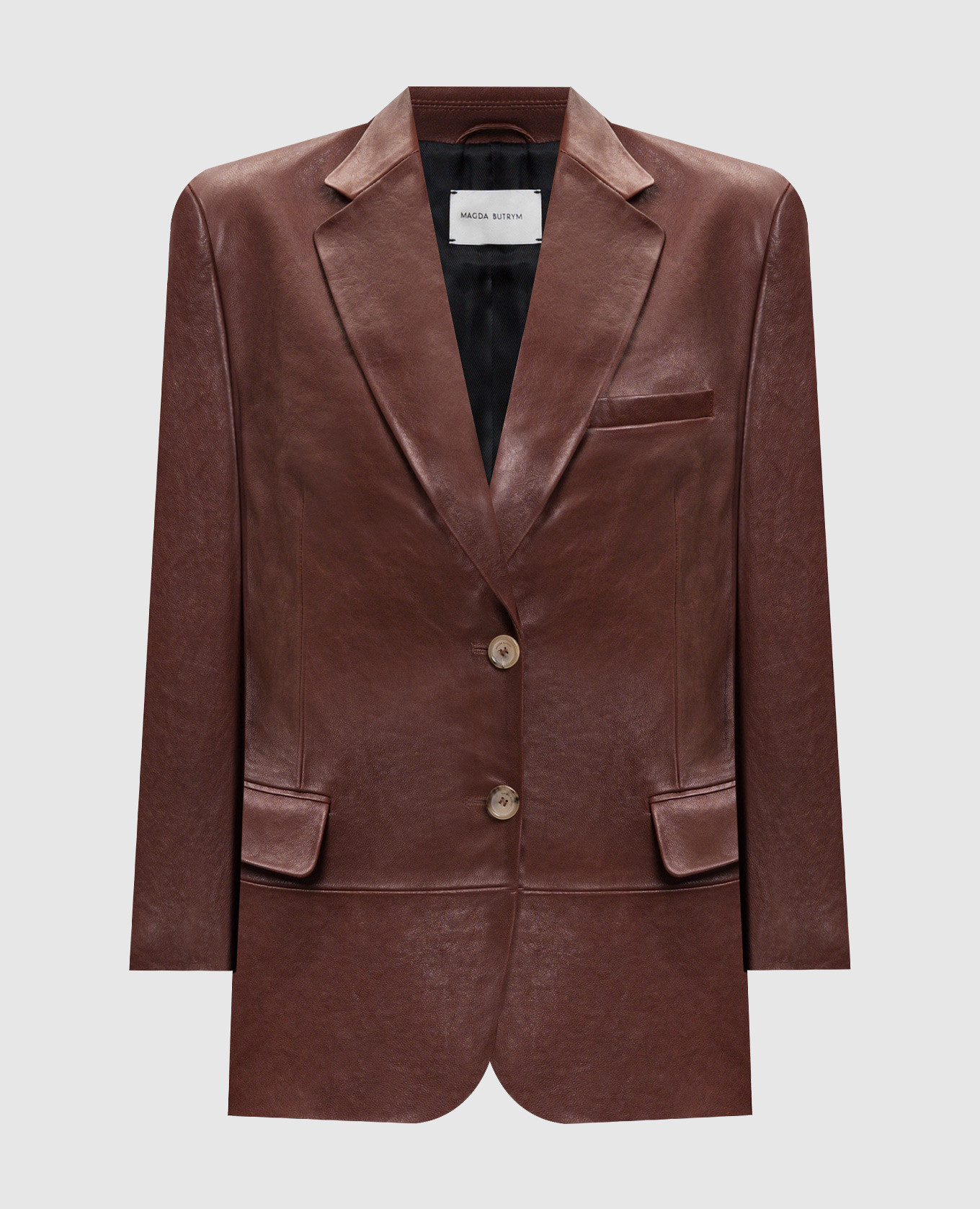 

Brown leather jacket Magda Butrym