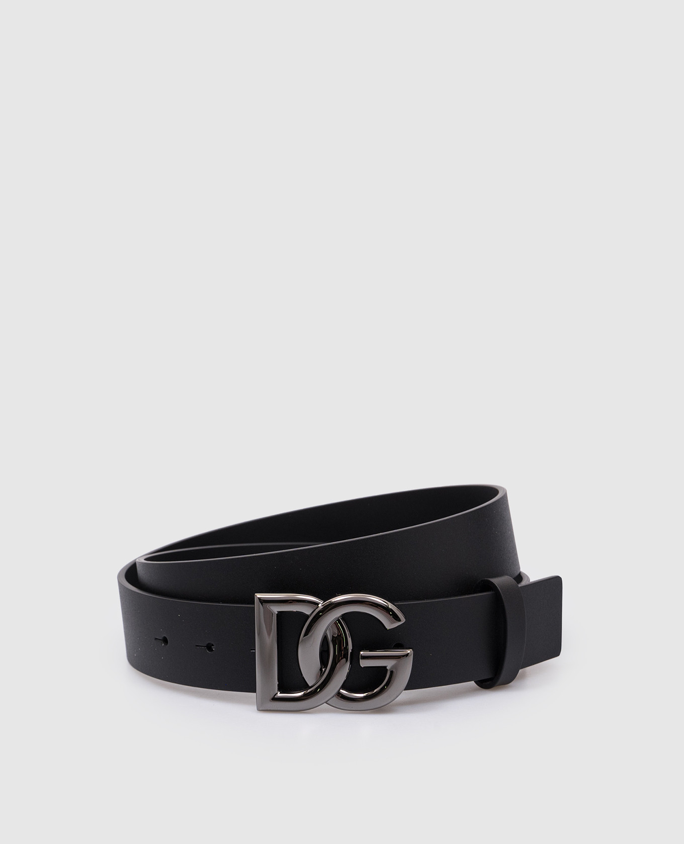 

Black leather strap with DG logo Dolce&Gabbana