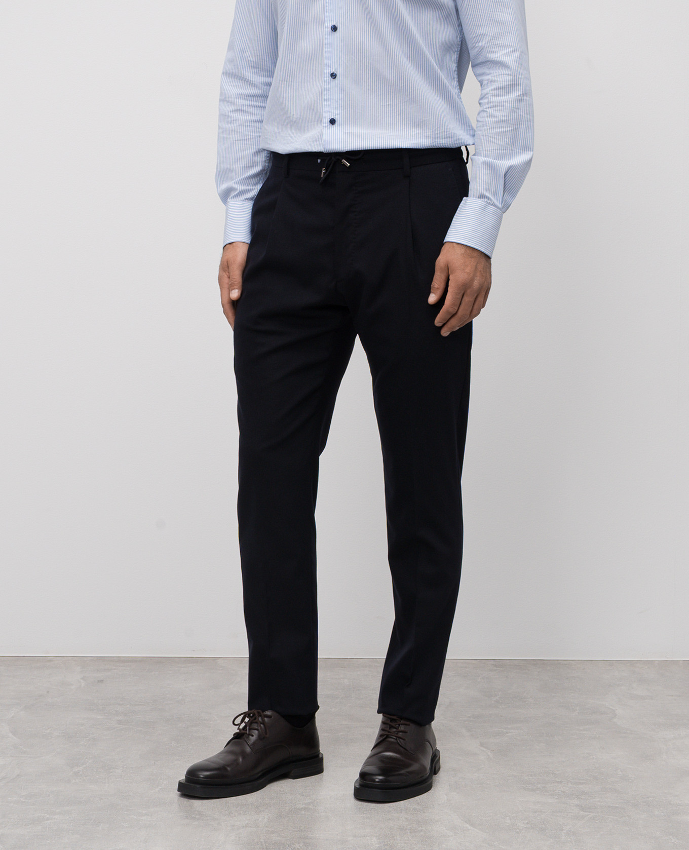

Blue ANTON wool and cashmere pants MooRER