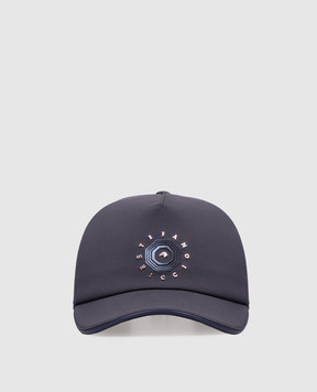 Stefano Ricci Blue cap with textured logo MCV53NV15FPL001H