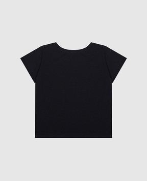 Givenchy Children's black t-shirt with a logo H30429612