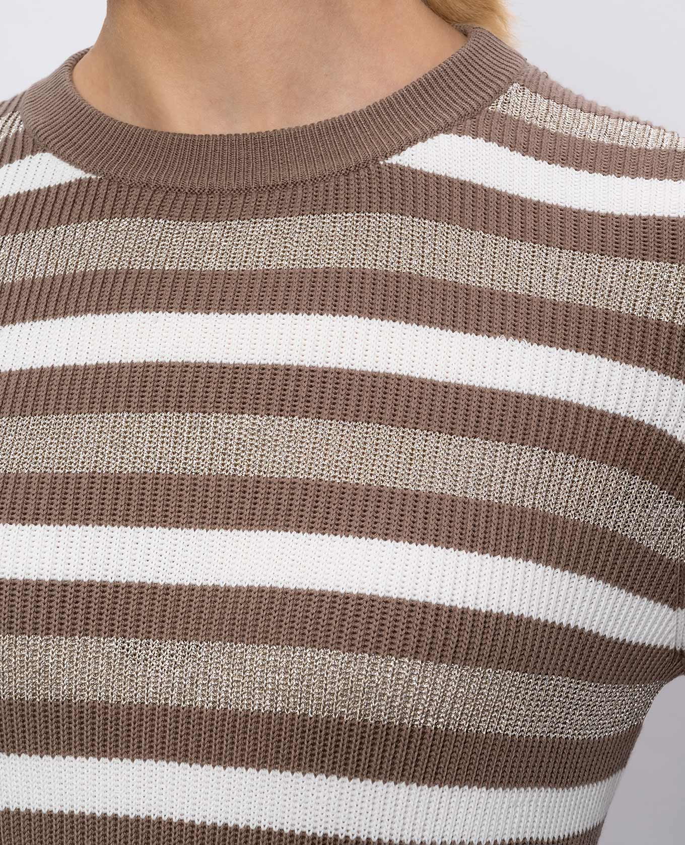 

Brown striped jumper Brunello Cucinelli
