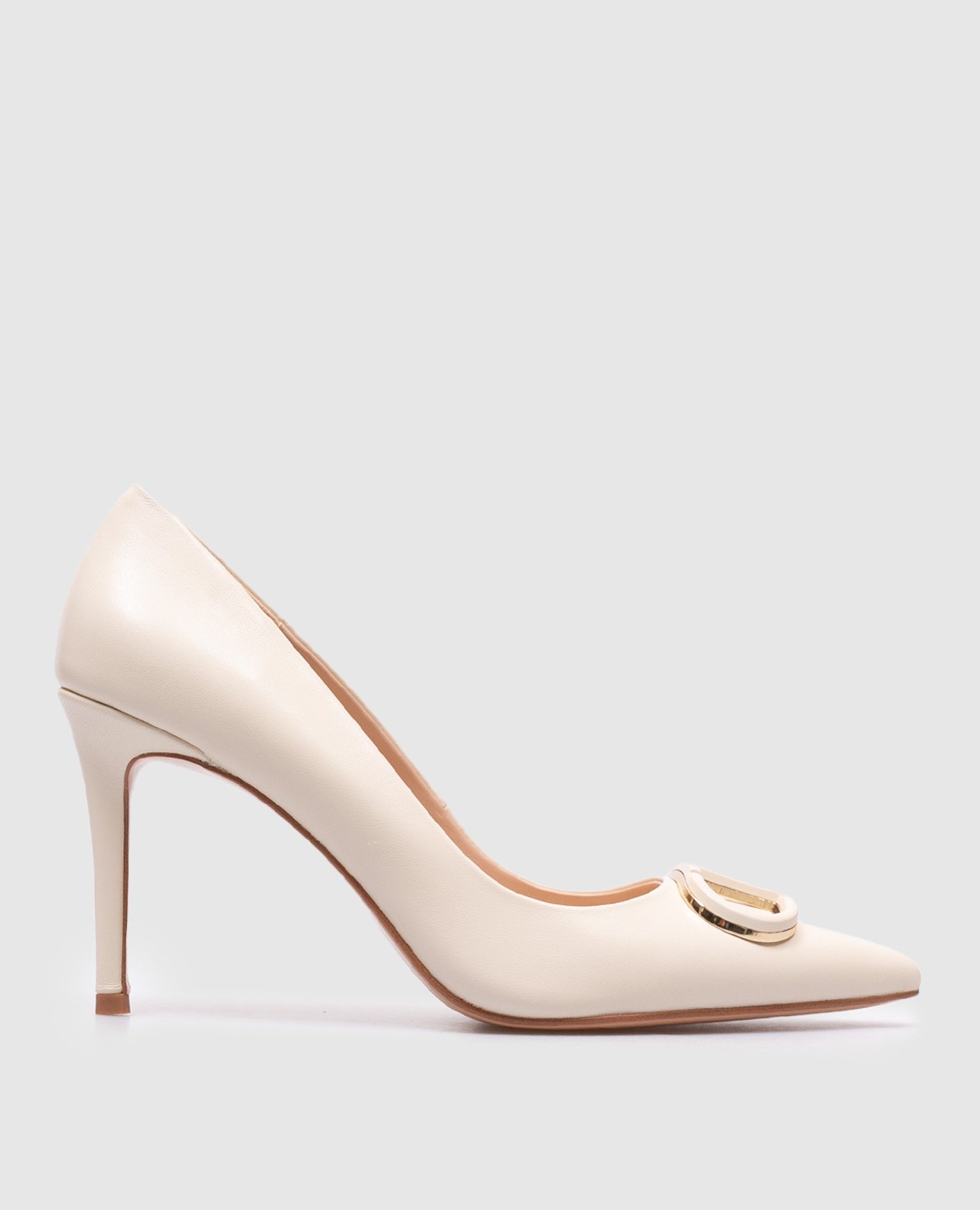 

White leather shoes Oval T Twinset