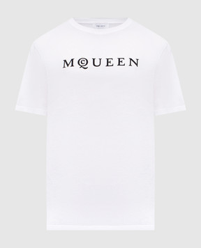 ALEXANDER MCQUEEN クルネック Tシャツ 半袖 727310QUX06 4850 t-shirt | regular fit Alexander McQueen | Black | Gomez.pl/en