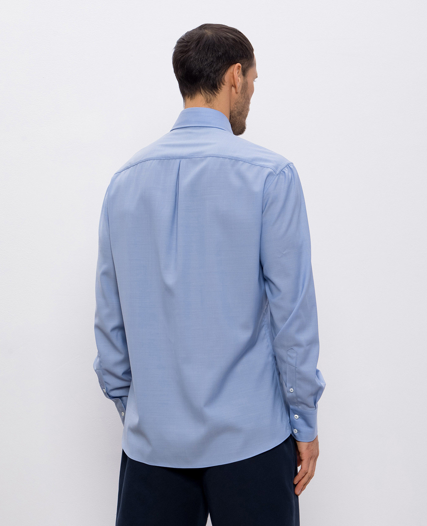 

Blue wool shirt Brunello Cucinelli