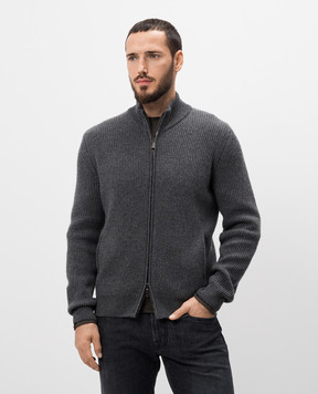 MooRER Ares gray cashmere cardigan ARESDD