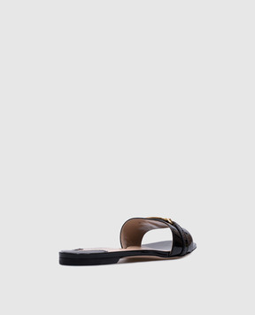 Tom Ford Black patent leather WITNEY flip-flops W3526LCL072G