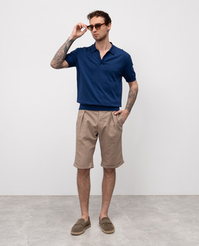 Cashmere&Whiskey Blue polo MB004B