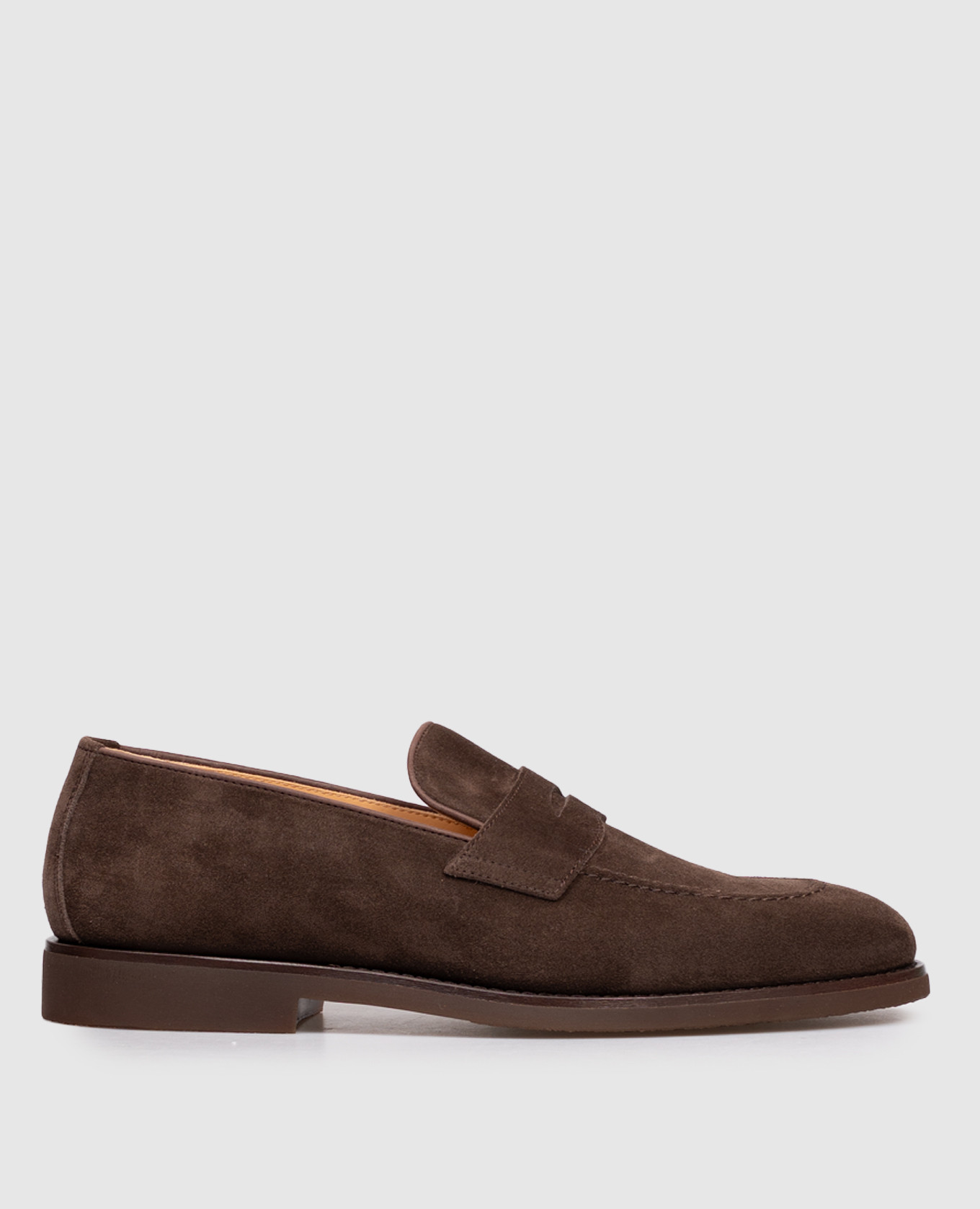 

Brown suede loafers Brunello Cucinelli