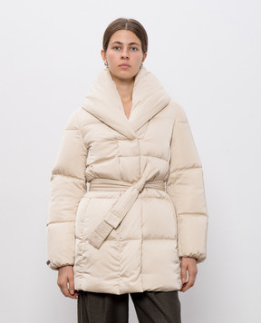 Peserico Beige down jacket S24085A06104