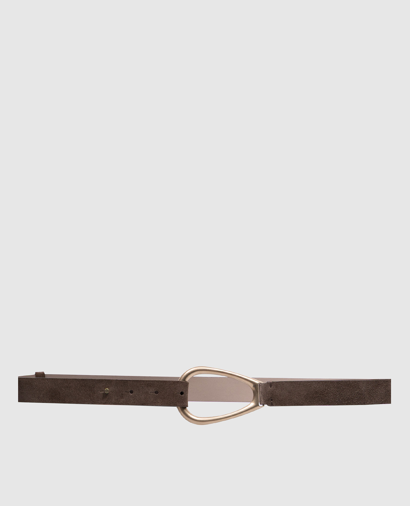 Brunello Cucinelli Brown suede belt