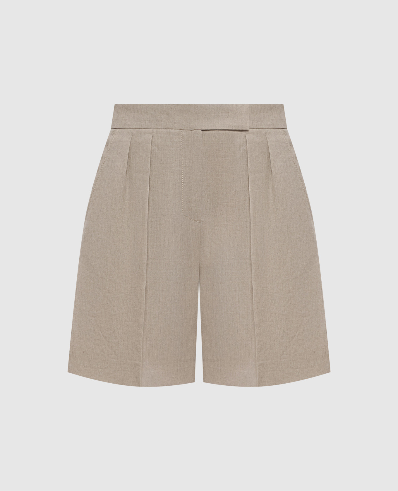 

Beige DINDY linen shorts Max Mara
