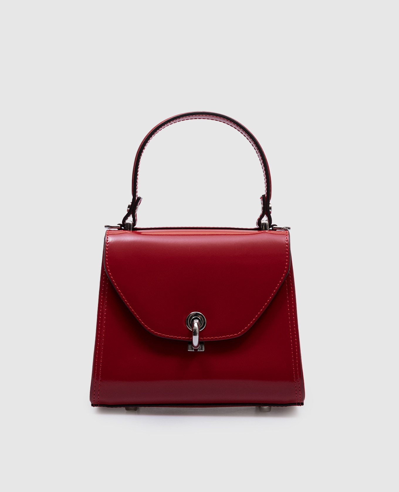 

Soraya red leather glossy cross body bag Gianni Notaro