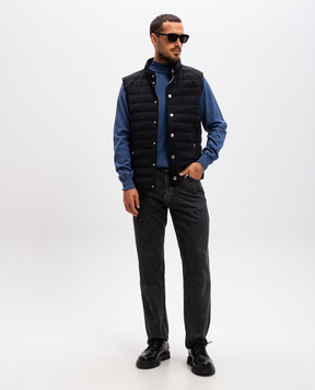 Cashmere&Whiskey Blue merino wool jumper 97397