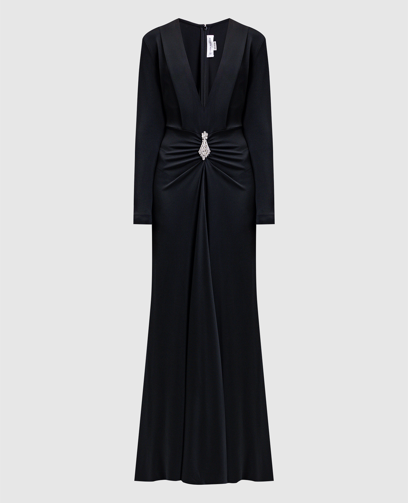 Black dress with crystals Victoria Beckham