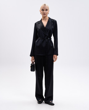 JOSEPH New Sahel black silk pants JF009381