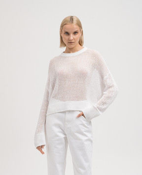 AERON White openwork jumper ARCH ARCH