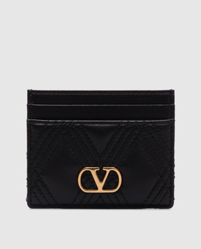 Valentino Black leather cardholder QUILTIE 7W2P0AS1MIC
