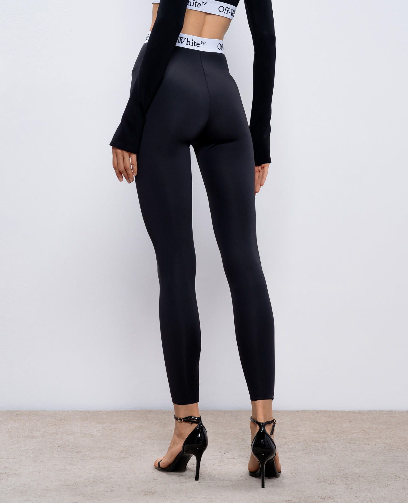 Black leggings with logo Off-White 4