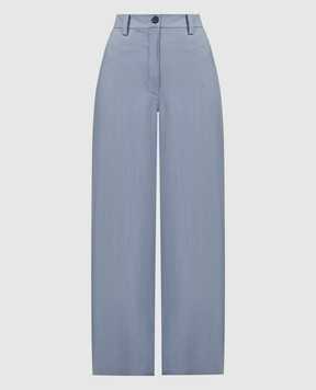 PROENZA SCHOULER Otis blue pants with wool R2426003AY179