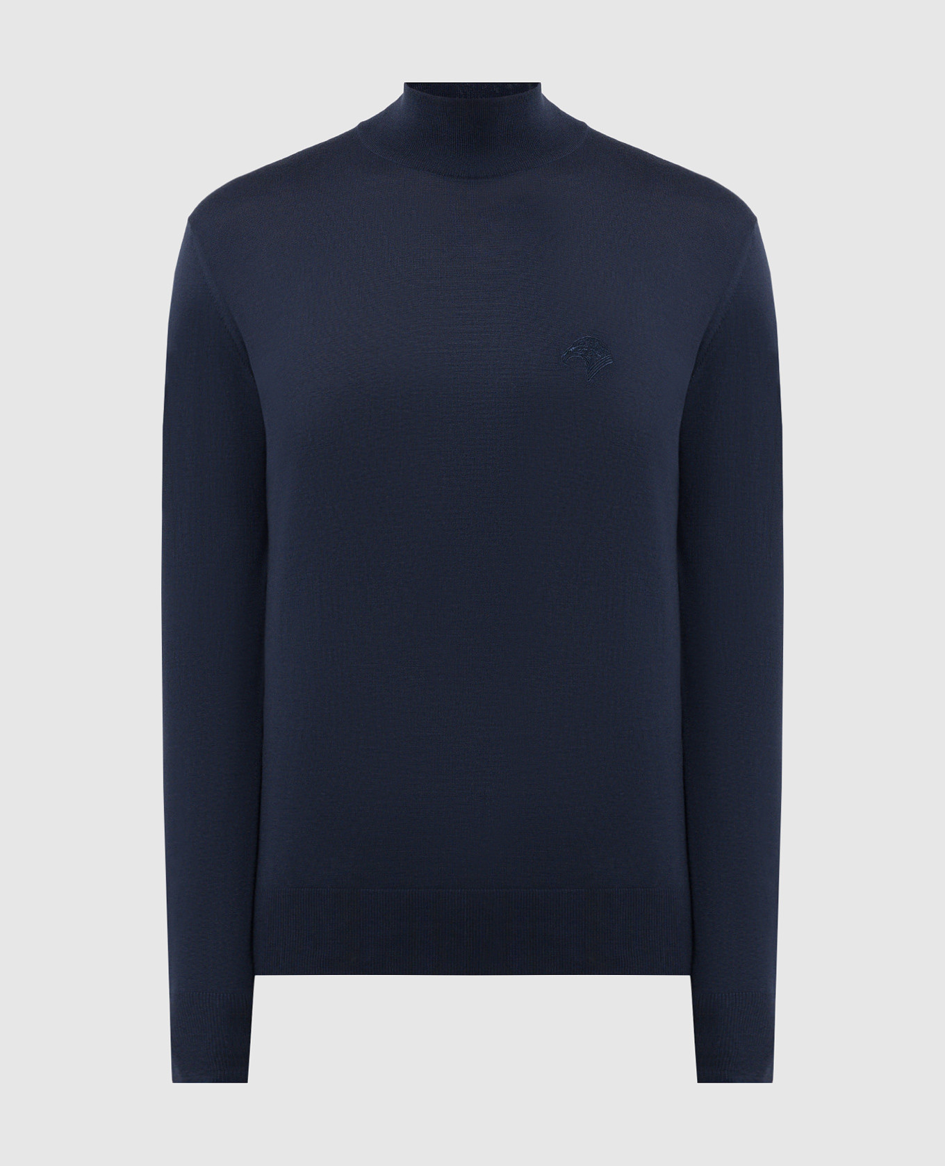 

Purple wool golf with logo emblem embroidery Stefano Ricci, Violet