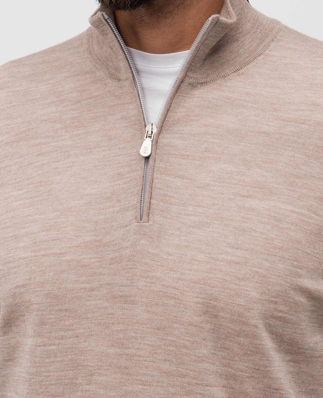 

Beige wool and cashmere jumper Brunello Cucinelli
