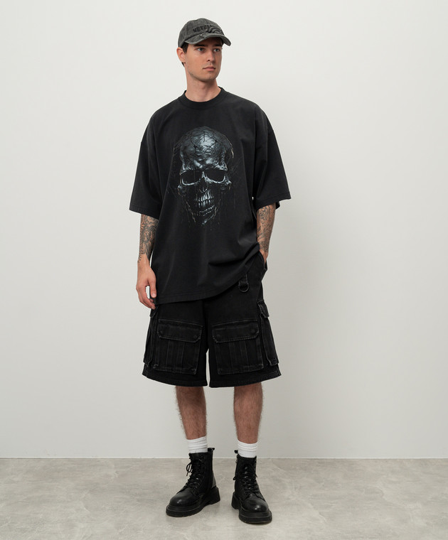 Vetements - Black t-shirt with a print UA65TR570B - shop with