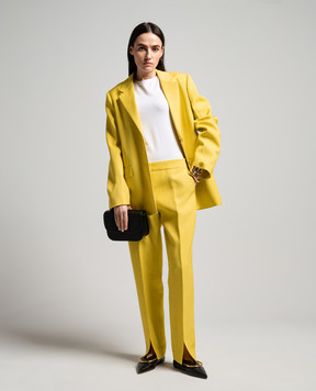 Jil Sander Yellow jacket with linen J02BN0153J65005