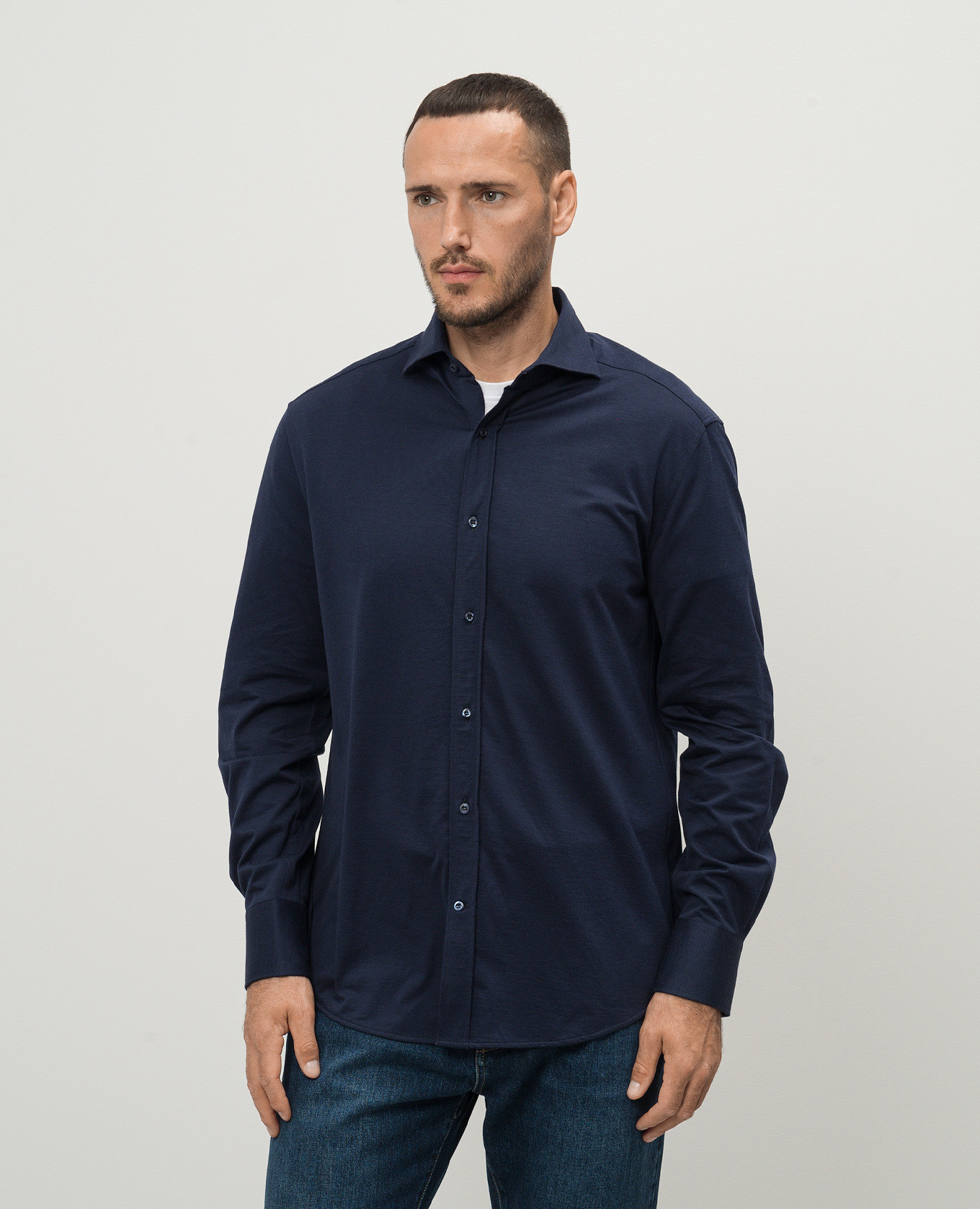 

Blue shirt Brunello Cucinelli
