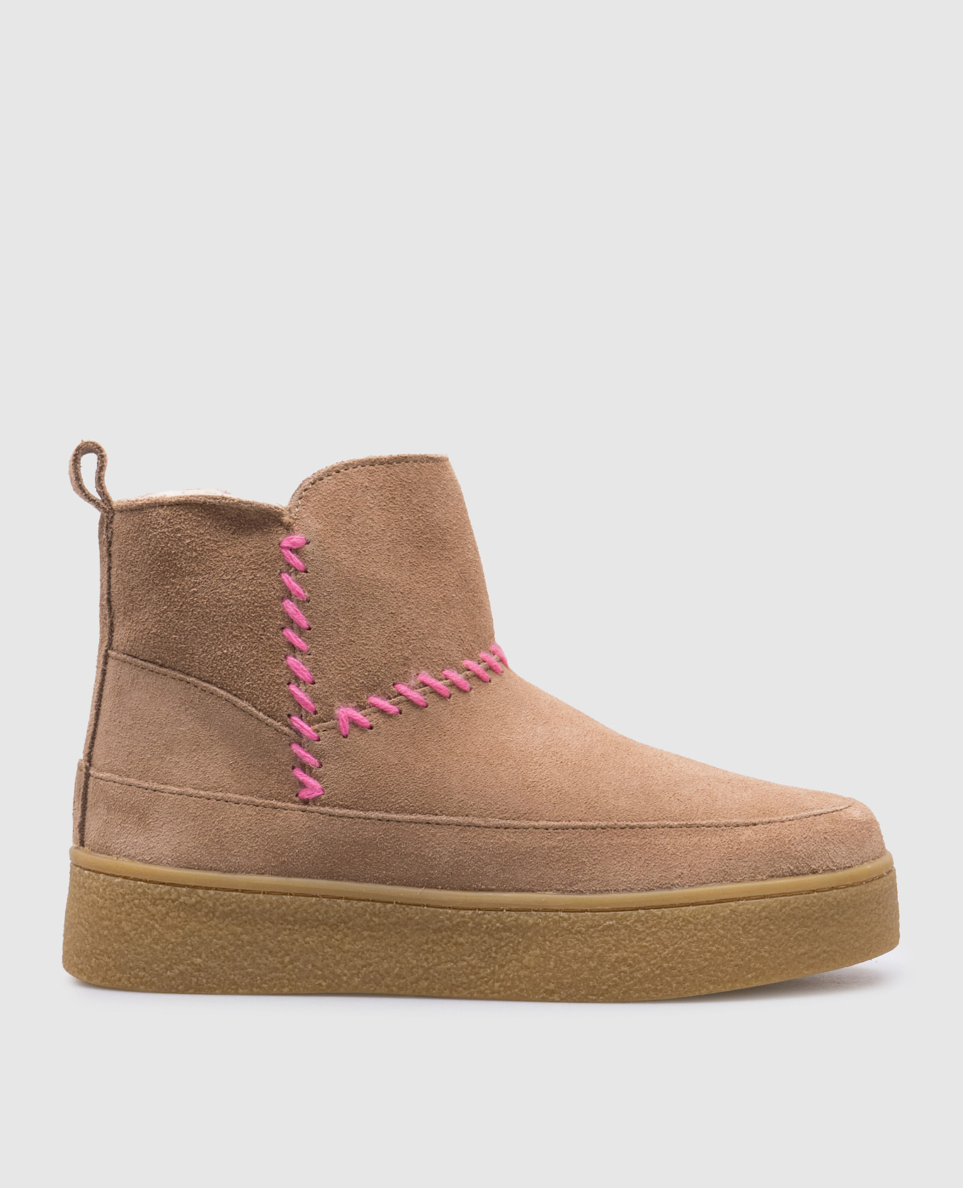 Children's brown suede boots colors of california