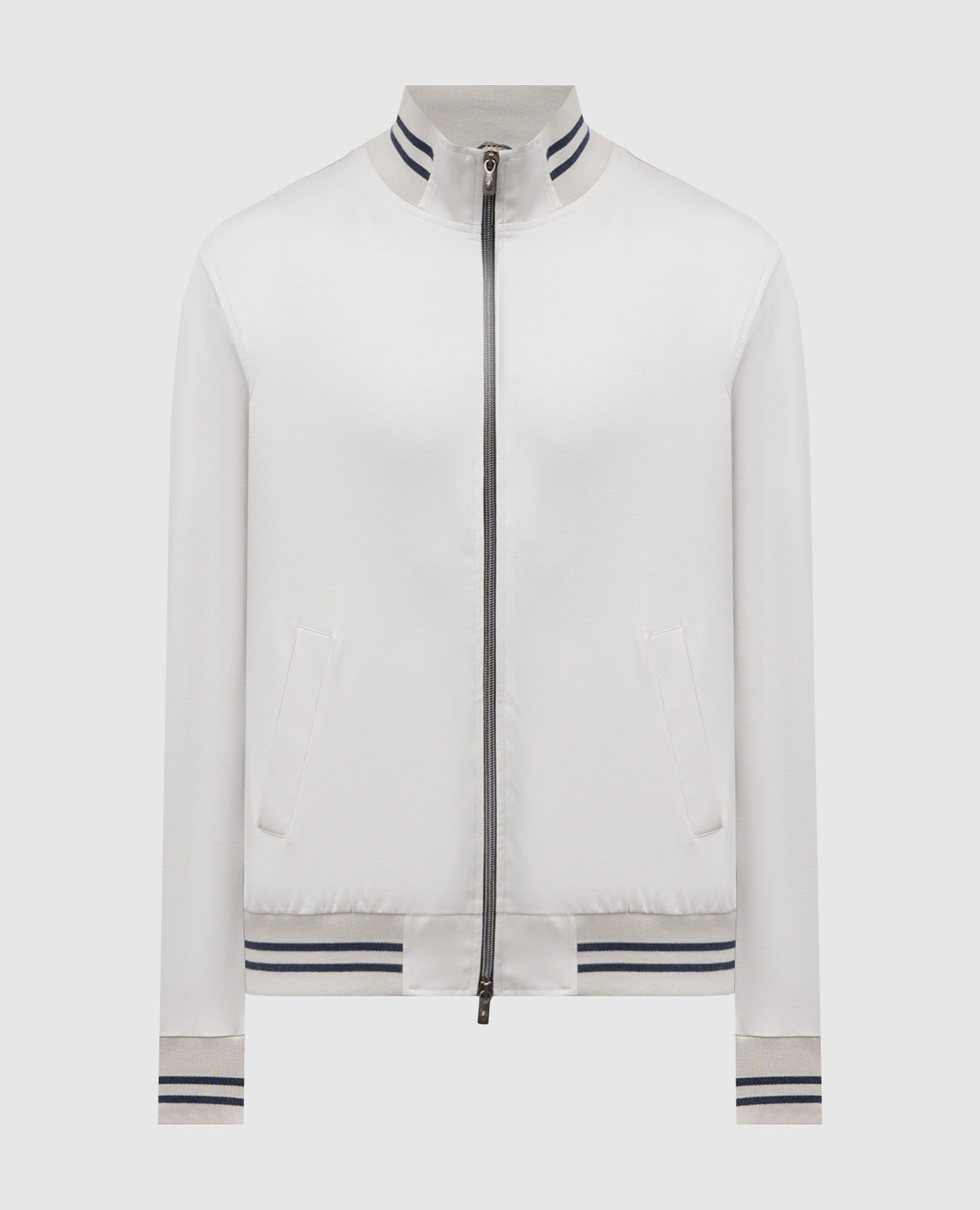 

Grey sports jacket with logo CAPOBIANCO