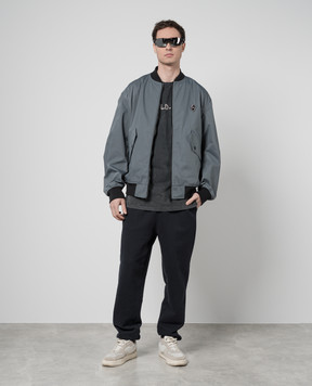 A Cold Wall Gray logo bomber jacket ACWMO240