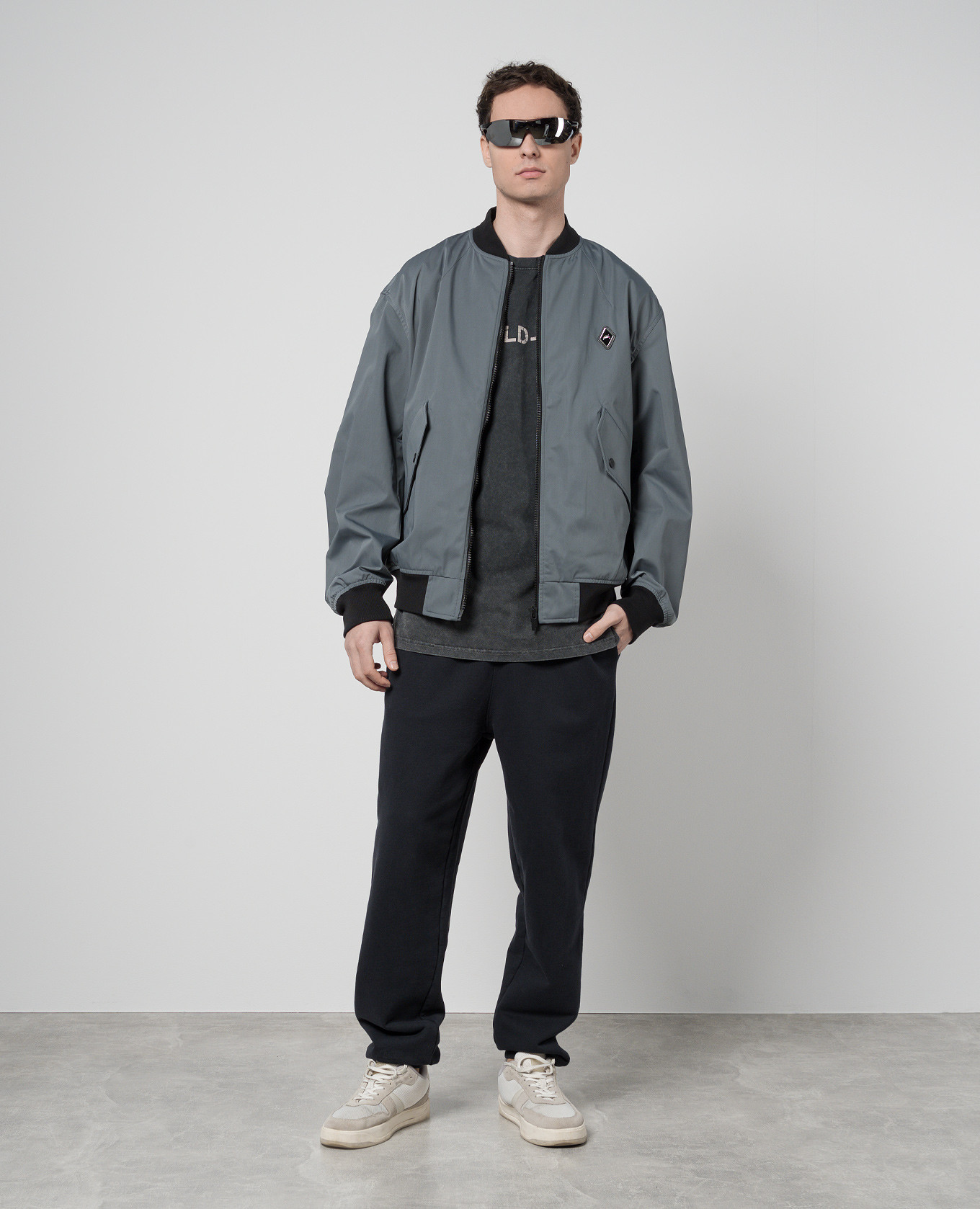 

Gray logo bomber jacket A Cold Wall, Grey