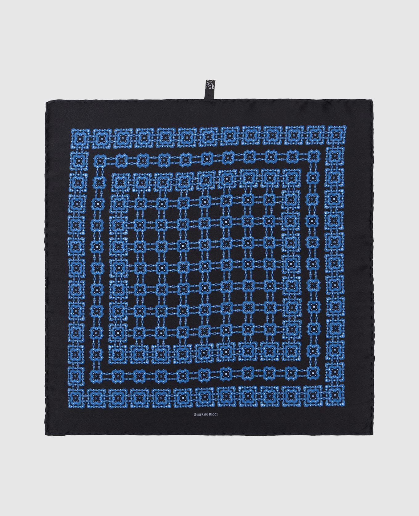

Black tie with patterned silk scarf Stefano Ricci
