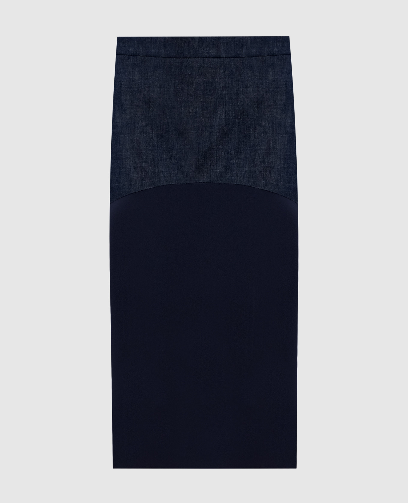 

Blue skirt with silk Brunello Cucinelli