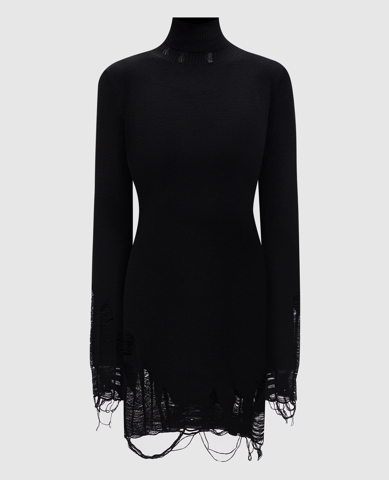 

Black mini dress with wool Maison Margiela MM6