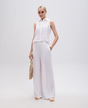 Max & Co White linen pants ERICA