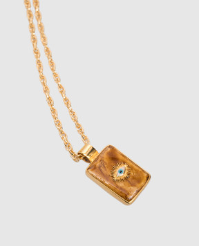 House of Fou Evil Eye Chain MONUEVILEYEPENDANT