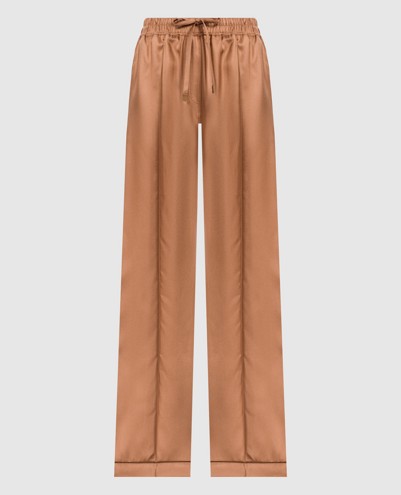 

Brown silk trousers with lapels Tom Ford