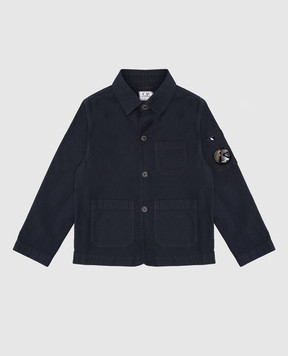 C.P. Company Children's blue jacket with logo CUA000LZC0018
